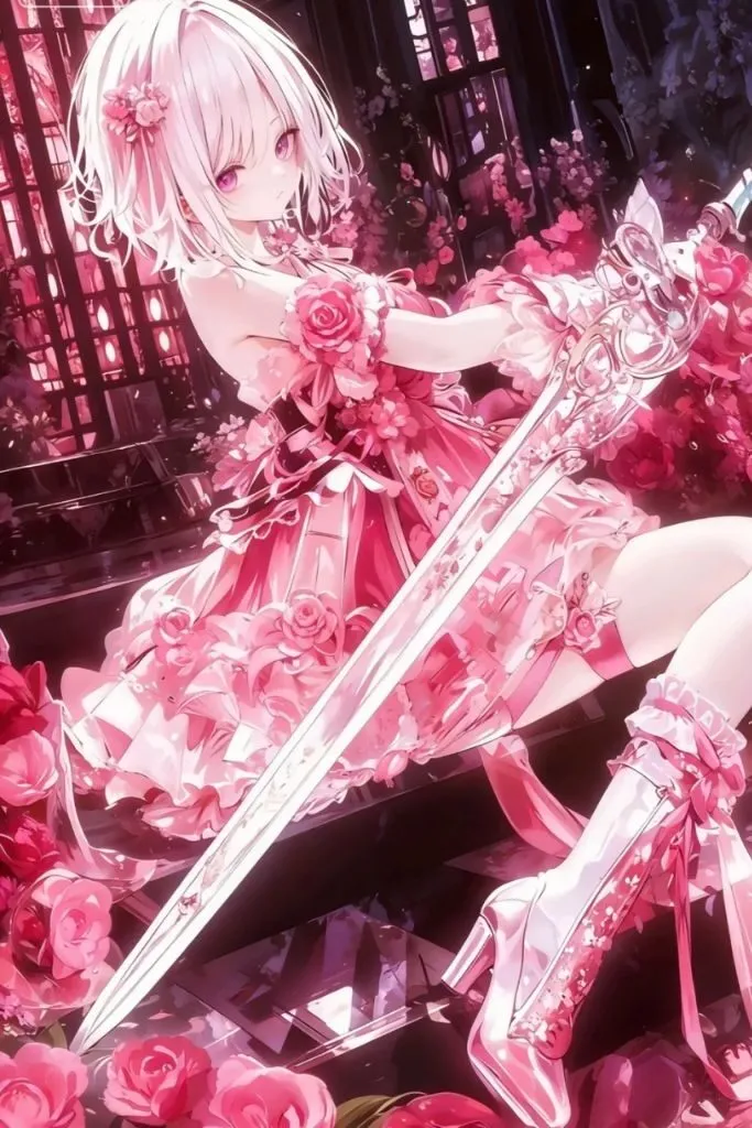 Ảnh gái anime tạo hình tinh xảo