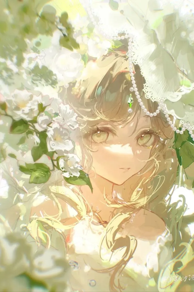 Ảnh gái anime cá tính với đôi mắt long lanh