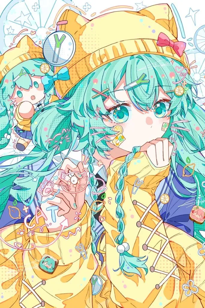 Ảnh gái anime phong thái lạnh lùng