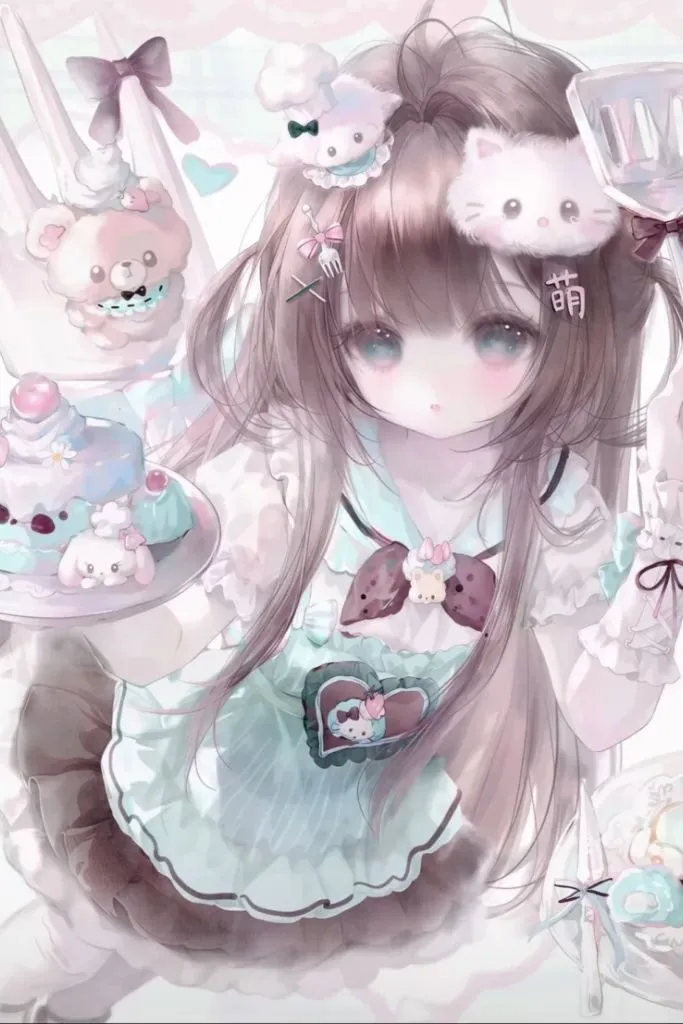 Ảnh gái anime phong cách ngọt ngào