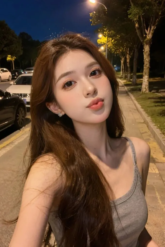 Ảnh gái xinh trên đường phố