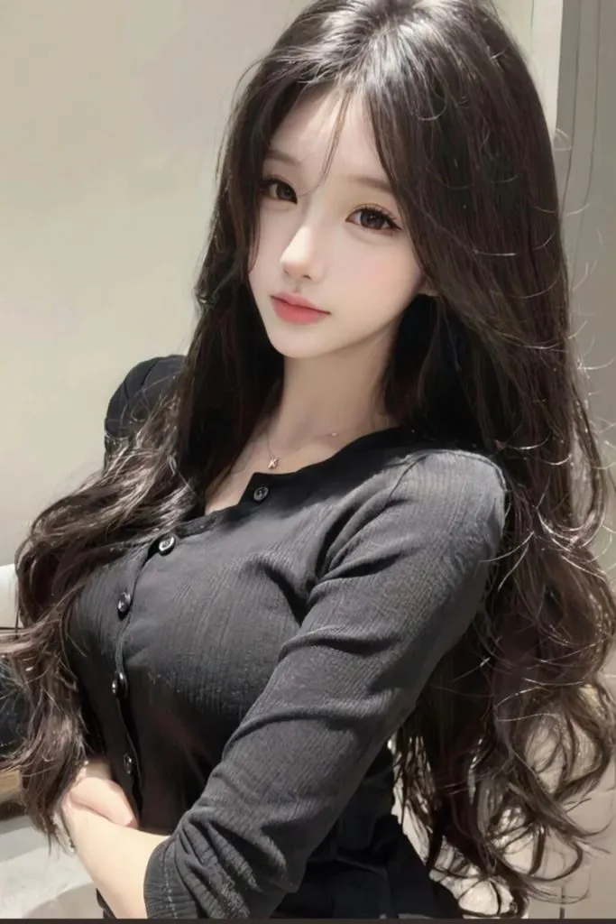 Ảnh gái xinh cute với trang phục công sở gợi cảm