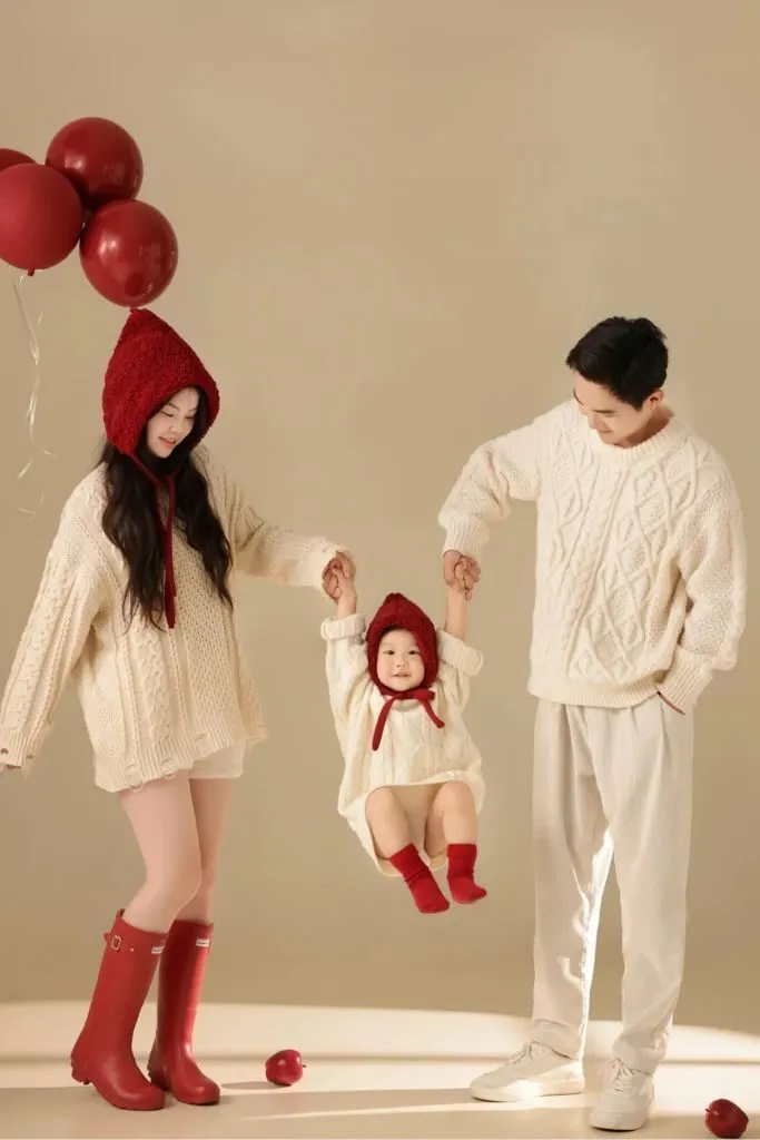 Ảnh gia đình chụp hình thu đông