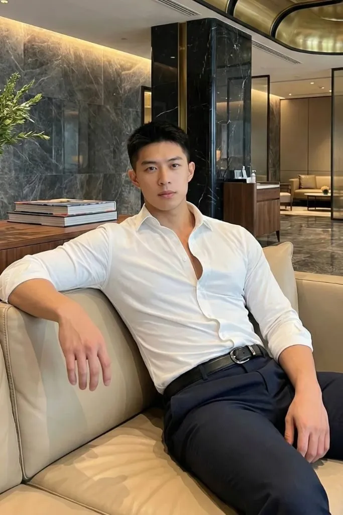 Ảnh trai đẹp lịch lãm và nghiêm túc