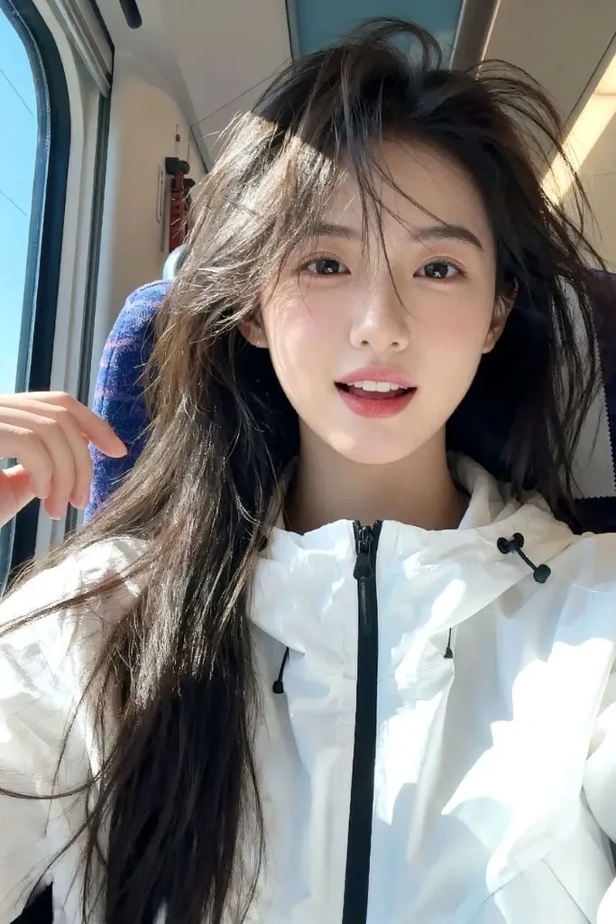 Hình ảnh gái cute tràn đầy năng lượng và sự tự tin